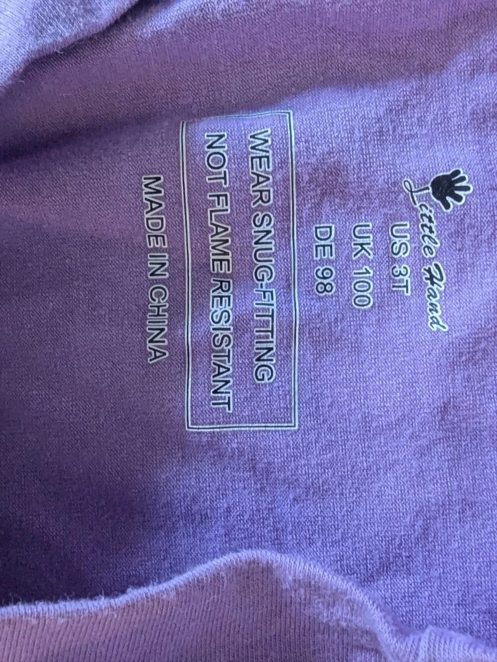 Amazon Lavender Unicorn Star Pajama Set